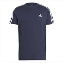 [adidas]アディダスM ESS 3S Tシャツ(ECQ97)(IC9335)レジェンドインク/ホワイト