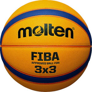 [molten]モルテン3×3専用バスケットボール国際公認・検定6号球リベルトリア5000 3×3(B33T5000)イエロー×ブルー