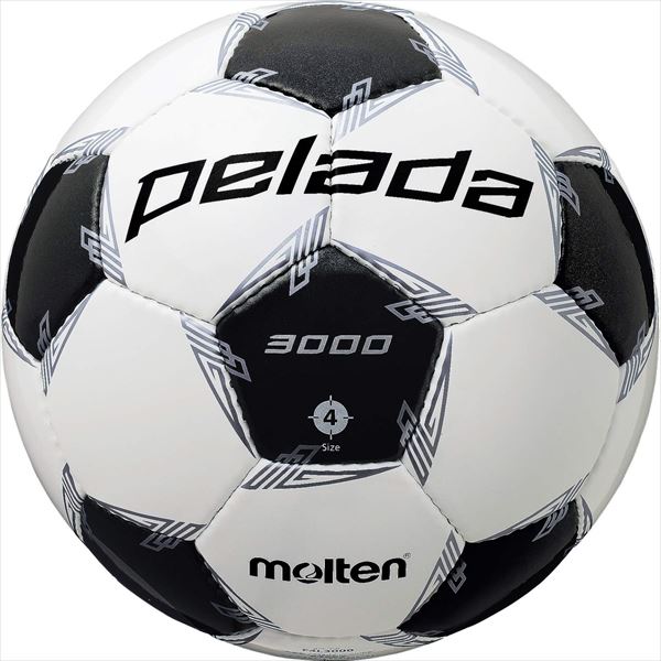 モルテン サッカーボール 子供用 [molten]モルテンサッカーボール検定4号球ペレーダ3000(F4L3000)ホワイト×メタリックブラック