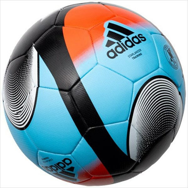 [adidas]アディダスサッカーボール検定5号球スターランサー トレーニング(AF5699SK)ライトブルー