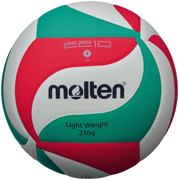 [molten]モルテンバレーボール軽量4号球バレーボール2210(V4M2210-L21)ホワイト/レッド/グリーン