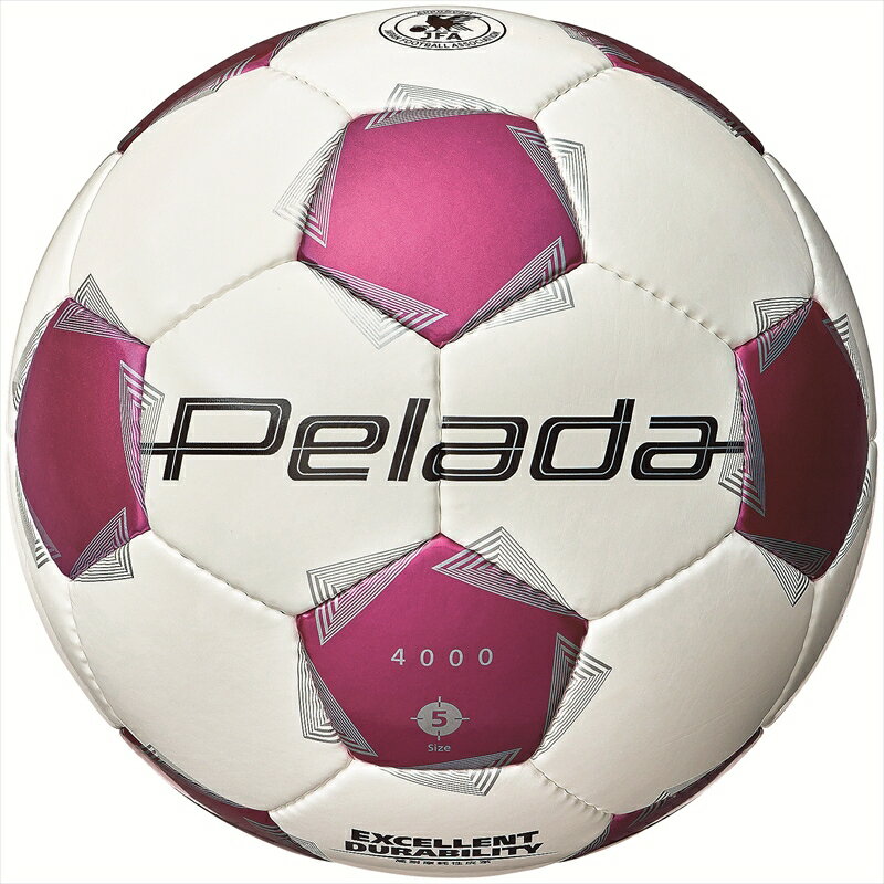 [molten]モルテンサッカーボール検定5号球ペレーダ4000(F5K4000-WM)ホワイト×マジェンタピンク
