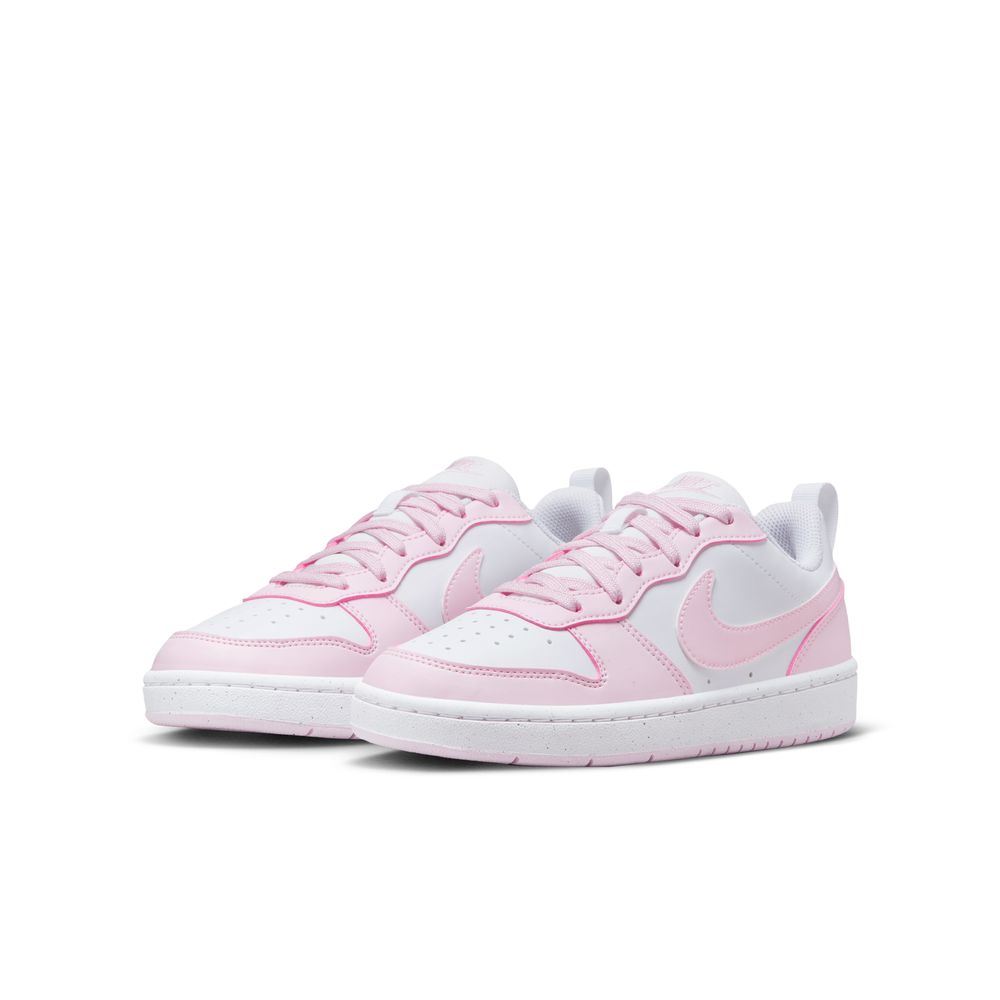 [NIKE]ナイキナイキ コート ボロー LOW リクラフト GS(DV5456105)ホワイト/ピンクフォームのサムネイル