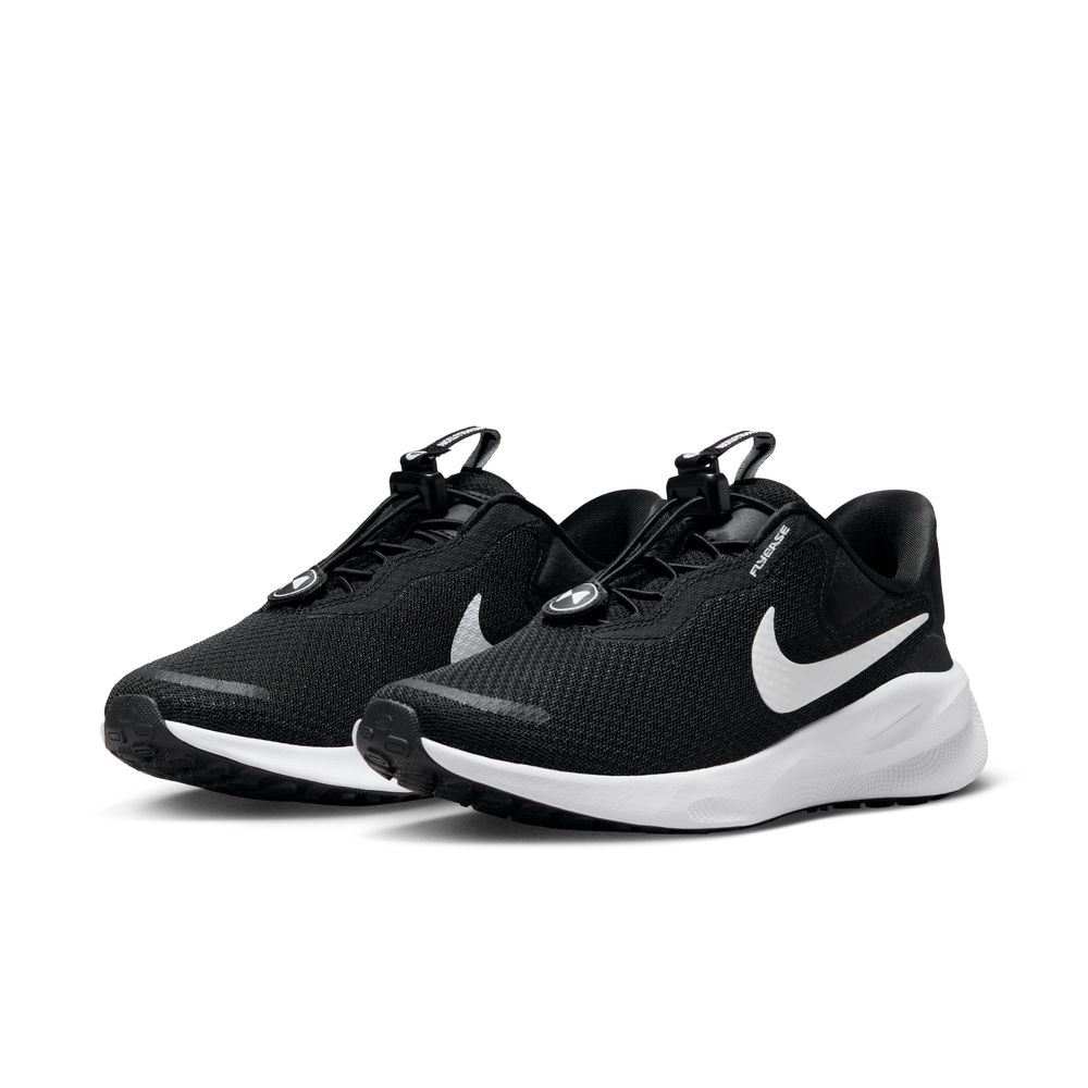 [NIKE]ナイキレディースランニングシューズナイキ ウィメンズ レボリューション 7 フライイーズ(FN7999001)ブラック/ホワイト