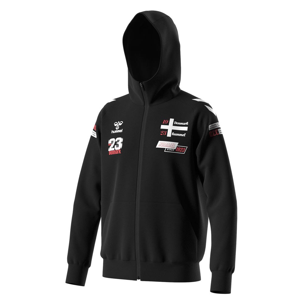 [hummel]ヒュンメルHB スウェットフルジップフーディ(HAP8282)(90)ブラック その1