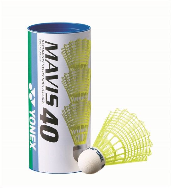 [YONEX]ヨネックスバドミントンシャトルメイビス40BP(3個入り)(M40CBP)(004)イエロー