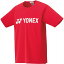 [YONEX]ヨネックスジュニアドライTシャツ(16501J)(496)サンセットレッド