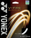 [YONEX]ヨネックス軟式テニス用ガットV-ファイア(SGVF)(570)クールホワイト