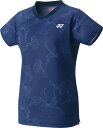 [YONEX]ヨネックスウィメンズゲームシャツ(20732)(019)ネイビーブルー