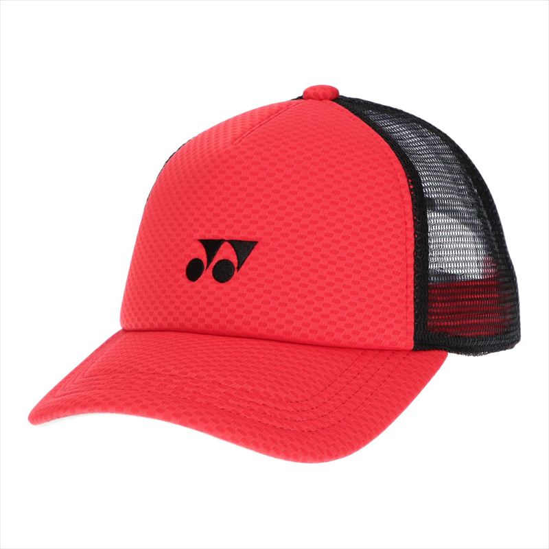 [YONEX]ヨネックスメッシュキャップ(40107)(496)サンセットレッド
