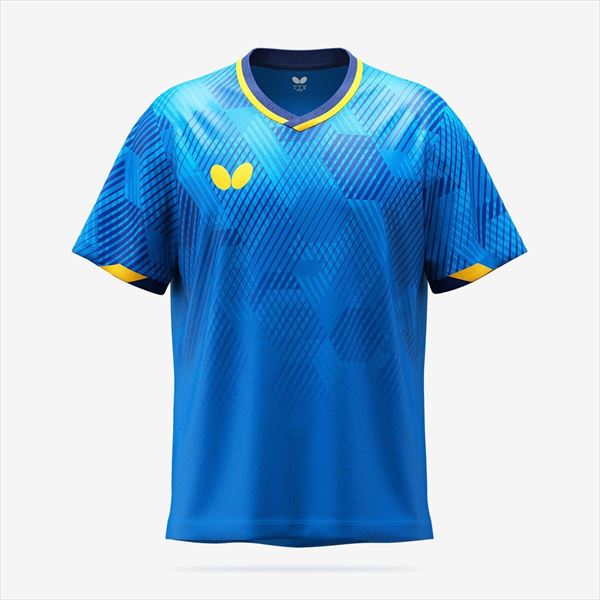 【1点までメール便可】[Butterfly]バタフライ男女兼用プラクティスシャツレセーヌ・シャツ(46590)(177)..