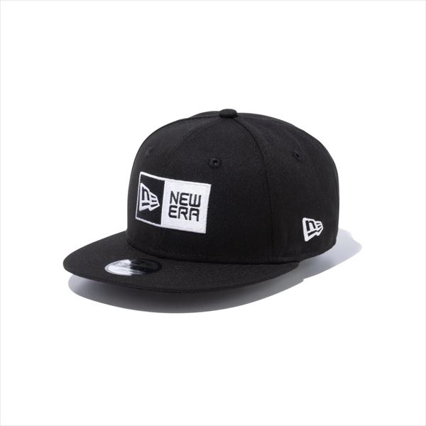 [NEW ERA]ニューエラChild 9FIFTY ボックスロゴ(13552049)ブラック × ホワイト