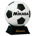 [Mikasa]ミカサ記念品用マスコット サッカーボール PKC2 WBK ホワイト ブラック