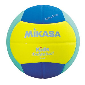 [Mikasa]ミカサスマイルドッジボール 2号球 キッズ用(SD20YLG)イエロー/ライトグリーン