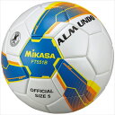 MIKASA ミカササッカーボール検定5号球ALMUND 貼り(FT551B-BLY)ブルー/イエロー