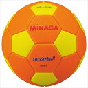 MIKASA ミカサスマイルサッカーボール3号球縫い TPE素材(STPEF3-OY)オレンジ/イエロー