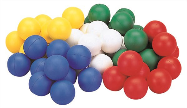 [EVERNEW]エバニュー運動会用品カラー玉セットPU(10個入)(EKA483)(90)ホワイト