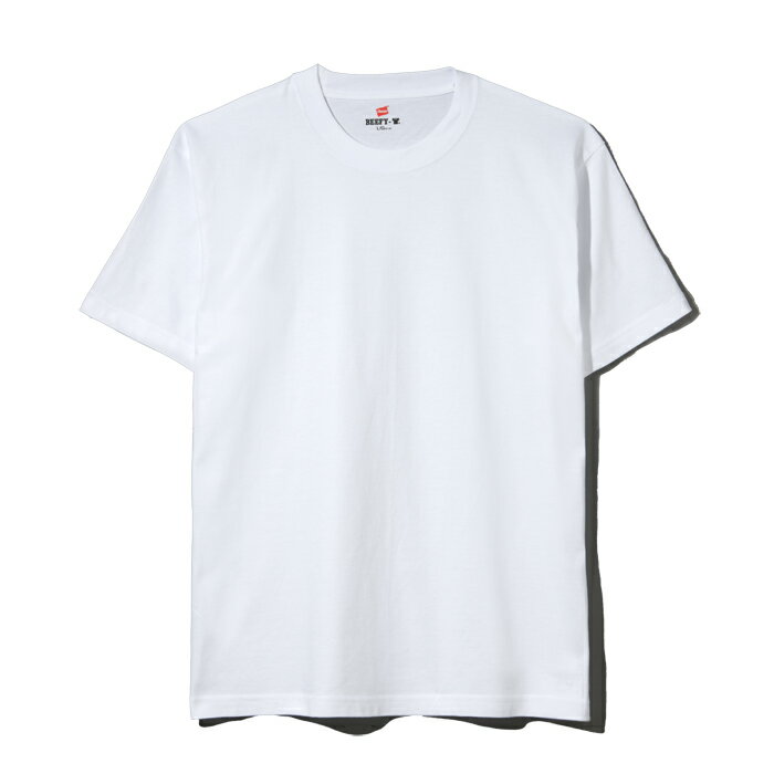 [HANES]ヘインズBEEFY Tシャツ 2P(H5180-2)(010)ホワイト