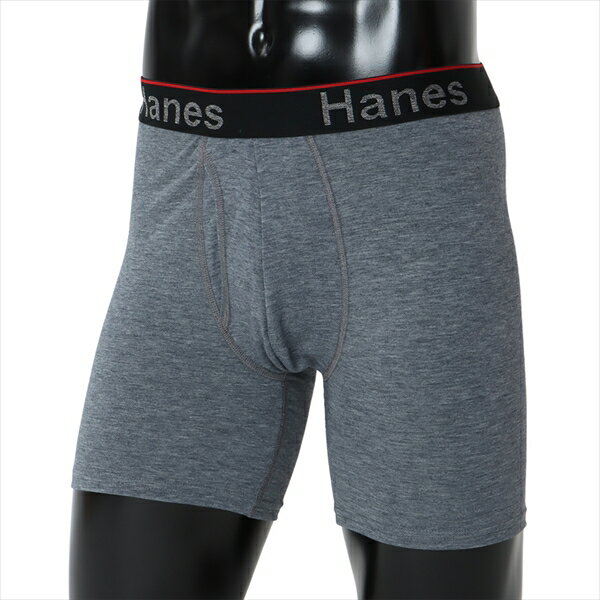 【2点までメール便可】[HANES]ヘインズ1P Comfort Flex Fit Total Support Pouch ボクサーブリーフ(HM6EW101)(040)シルバーグレー