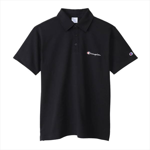 【5/9~15 エントリーでポイント10倍】[Champion]チャンピオンショートスリーブポロシャツ(C3-X361)(090)ブラック