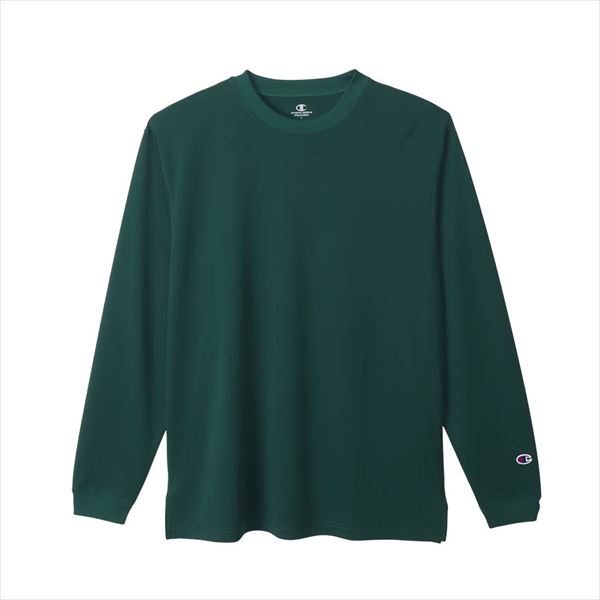 [Champion]チャンピオンロングスリーブTシャツ(C3-XS491)(540)グリーン