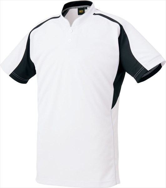 [ZETT]ゼットベースボールTシャツ(BOT731)(1119)ホワイト/ブラク