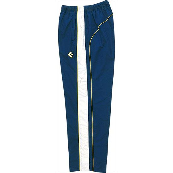 [CONVERSE]コンバース ウォームアップパンツ 裾ボタン (CB182112P)(2911) ネイビー/ホワイト