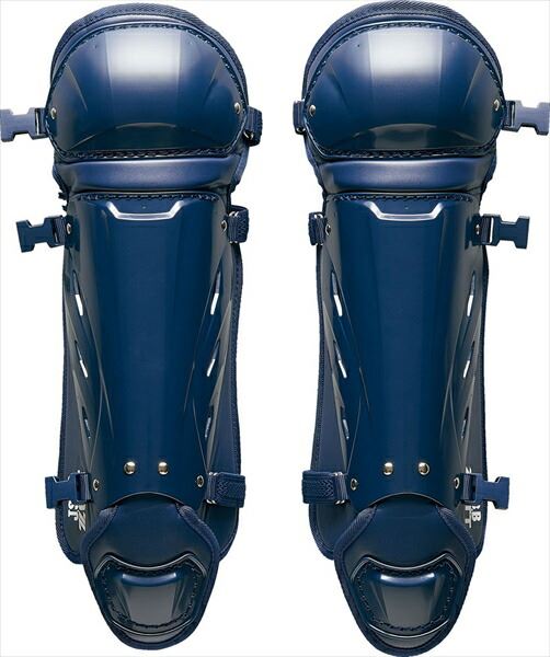 [ZETT]ゼットキャッチャーズギアジュニア軟式用キャッチャーレガーツ(BLL7430)(2900)ネイビー