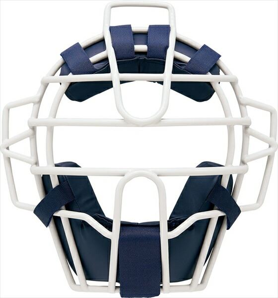 [ZETT]ゼットキャッチャーズギア軟式用キャッチャーマスク(BLM3218C)(2913)ネイビー/シルバー