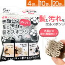 台所用スポンジ キッチン用 流し用 スポンジ 排水口 洗面台の髪と汚れを取るスポンジ 水アカ ヌメリ取り ブラシ 10袋セット