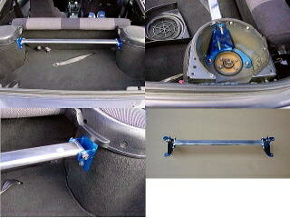 カワイワークス 補強バー マツダ RX-7 FC3S リヤストラットバー typeOS オーバル タワーバー 国産 正規カワイ製作所製 類似品や粗悪品にご注意下さい。 受注生産品（2週間前後）(リヤ)インナーステフナー付きボルトオン(ボディ加工ナシ)