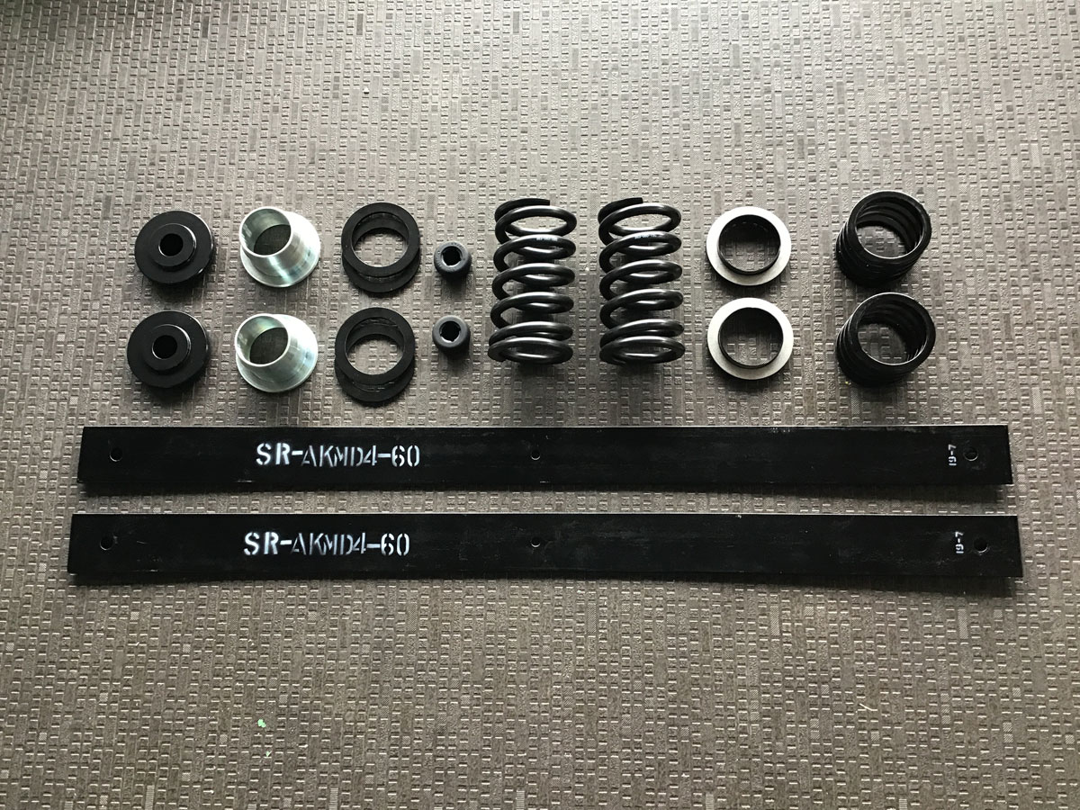 スズキ キャリィT スーパーキャリィ DA16T 2/4WD共通 ローダウンキット ダウンサス シルクロード 前後フルセット 620-AA4