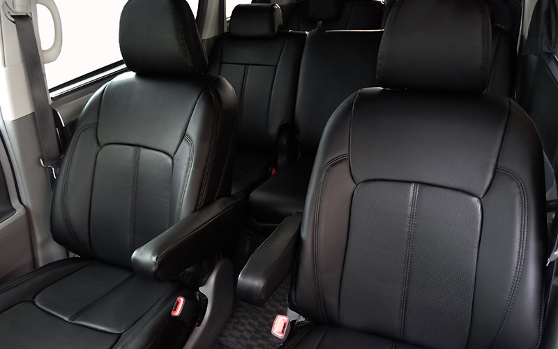 樂天商城 - シートカバー ダイハツ ロッキー A200S / A210S R1/11～ スタンスSTD エムライン ブラック 1台分フルセット図解参照 s2590bk コーリンプロジェクト