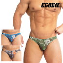 【3671】EGDE≪ VERTICAL MESH CAMO スーパーローライズ ビキニ