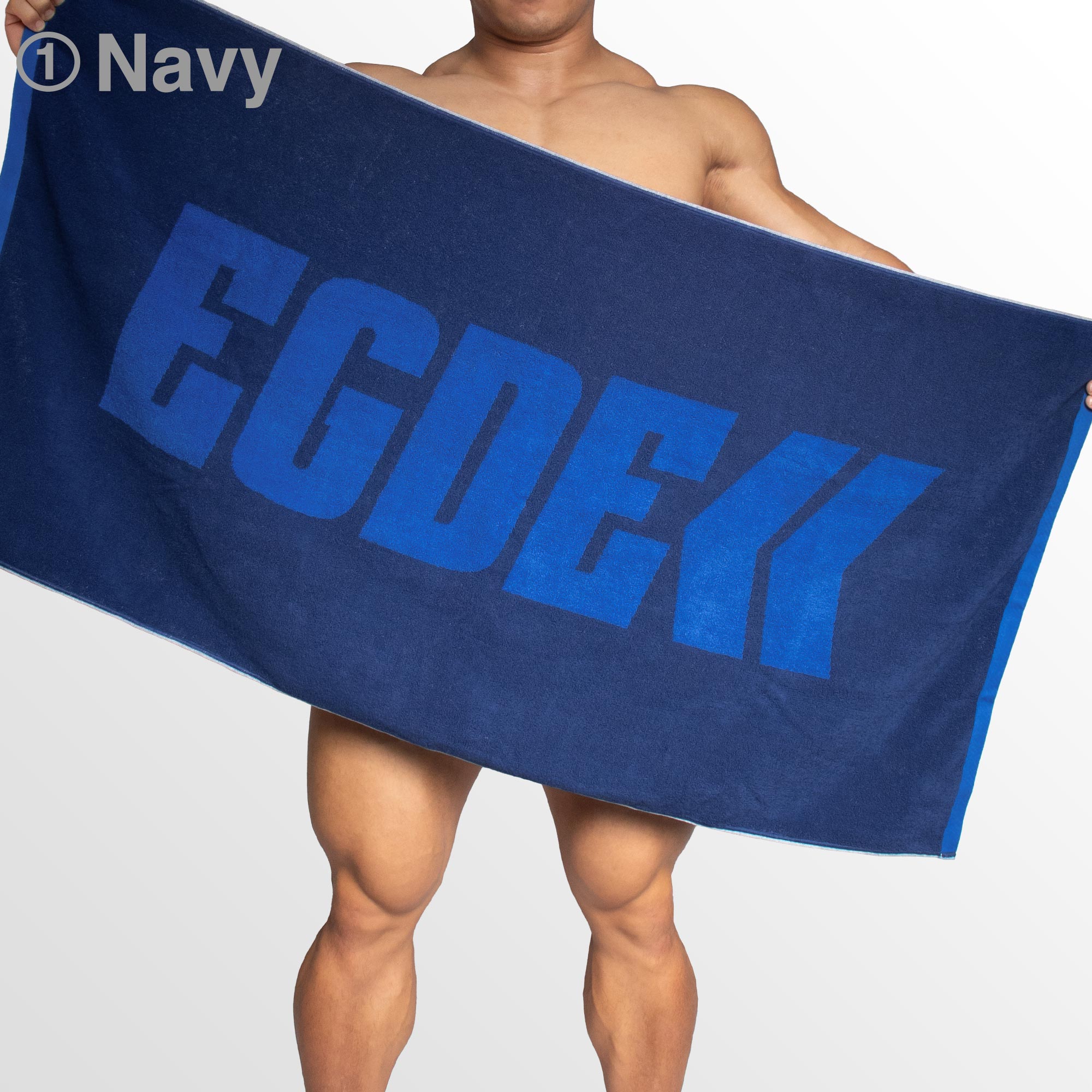 【3932】EGDE≪ EGDE LOGO jacquard bath towel 2