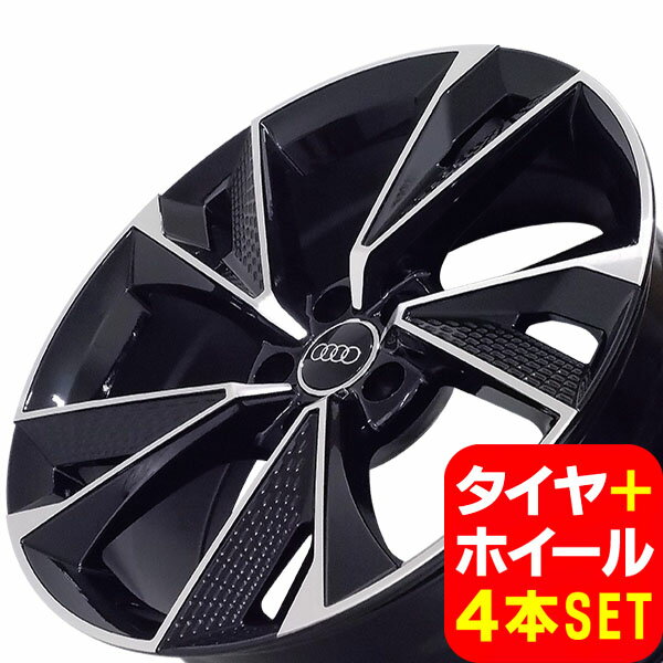 アウディ Q3 8U系 新品 A-5671 19インチ 42 タイヤホイール 235/45(255/40)R19 PBK 4本セット