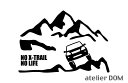 山とエクストレイル 31前期 ステッカーNO X-TRAIL NO LIFE (Sサイズ)カッティングステッカー カッティングシール 切り抜き文字 切り文字