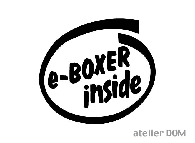 INSIDEステッカーe-BOXERインサイドフォレスターSK アドバンス XVハイブリッド アドバンス