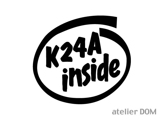 INSIDEステッカーK24Aインサイドオデッセイ RB / エリシオン RR / CR-V RE