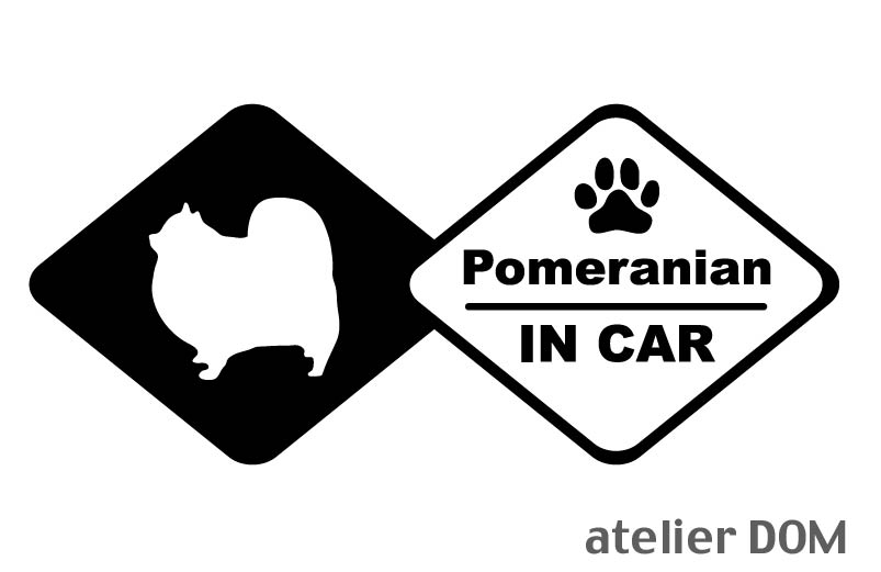 [Υƥå]DOG STICKER٥ɥåƥå ݥ˥IN CAR