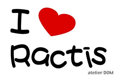 Rakuten - I LOVE Ractisラクティスまるもじステッカー