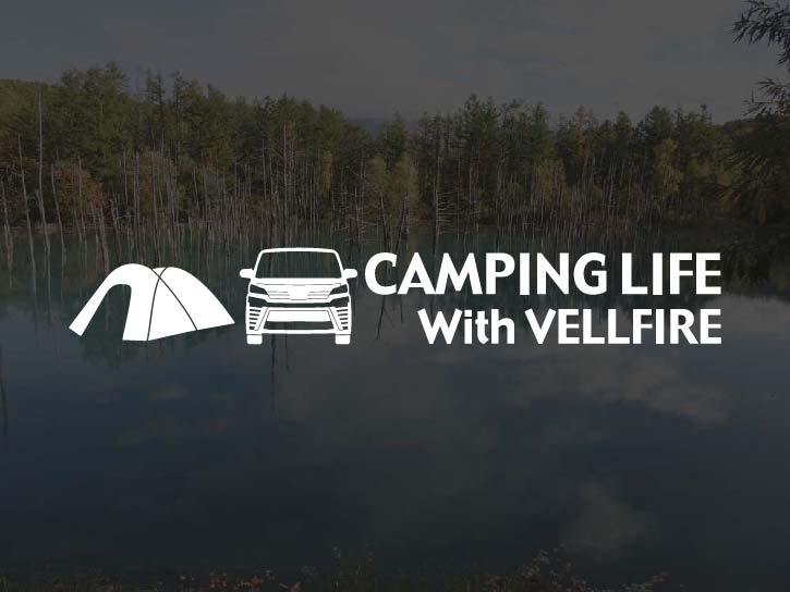 ヴェルファイア 30/35 後期 CAMPING LIFE ステッカー (SS)アウトドア キャンプ シール デカールカッティングステッカー カッティングシール 切り抜き文字 切り文字