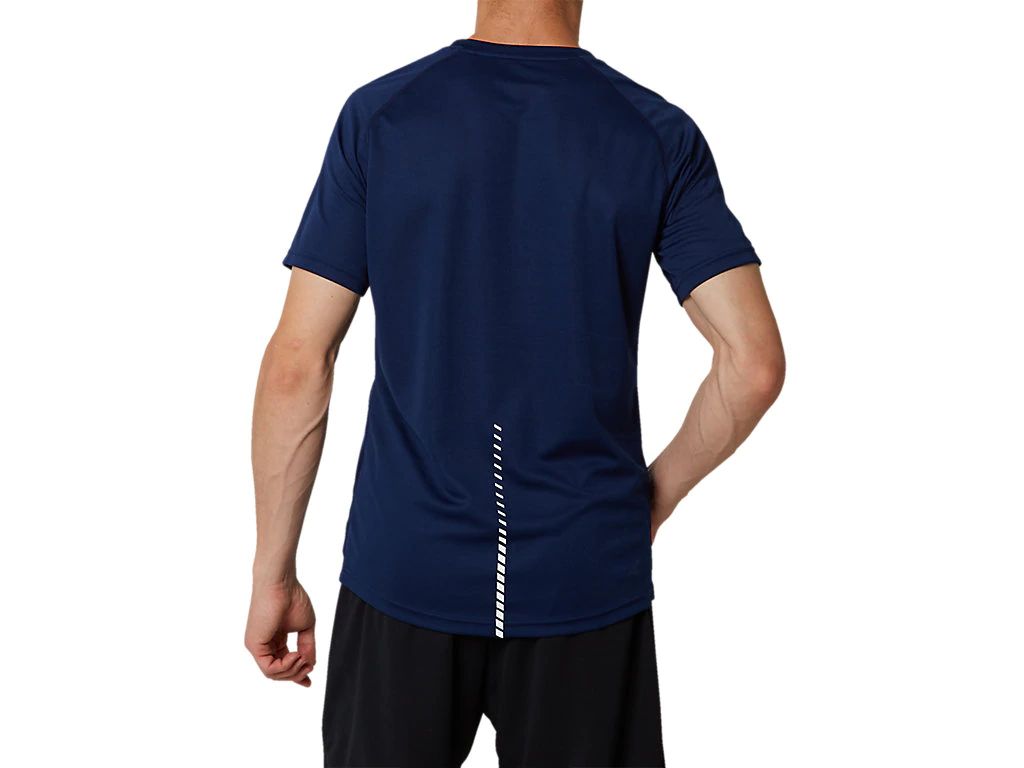 アシックス [asics] グラフィックショートスリーブトップ ユニセックス 2093A044 ブルーエクスパンス (400)