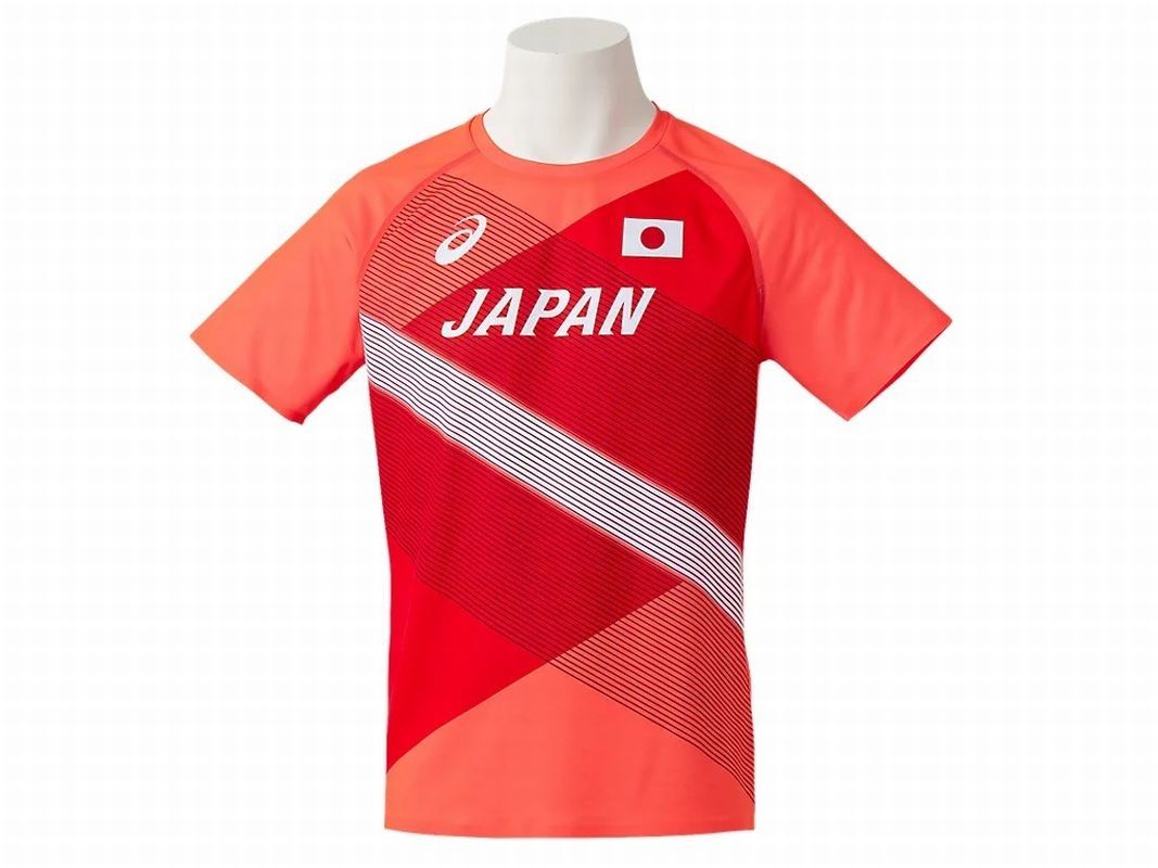 アシックス asics 陸上日本代表オーセンティックTシャツ 2091A347 ユニセックス スポーツ ウェア