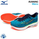 ミズノ MIZUNO ウエーブライダー28 SW J1GC240456 メンズ ランニング ワイド シューズ 4E サブ4.0~5.0 フルマラソン5時間以内 25SS(4)