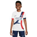 ナイキ NIKE ジュニア パリ サンジェルマン 24-25 スタジアム アウェイ 半袖 レプリカ ユニフォーム FN9155-411 キッズ サッカー ウェア...