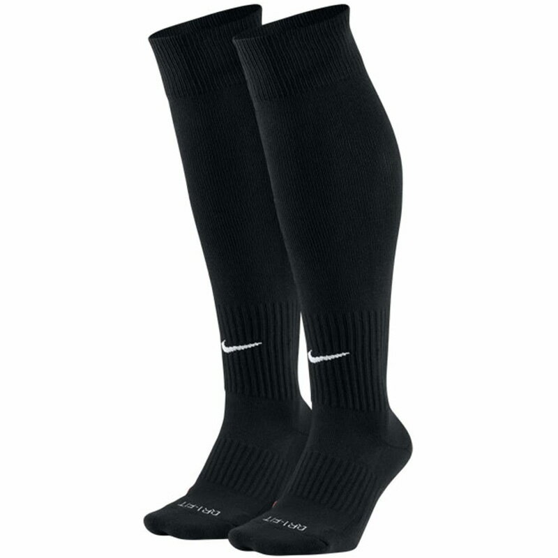 ナイキ NIKE クラシックフットボールソックス 2足セット ブラック SX4650-001 ユニセックス サッカー フットボール アクセサリ ストッキング 靴...