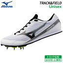 ミズノ MIZUNO エックスファースト3 U1GA258003 陸上 スパイク 短・中・長距離・走幅跳用 初級者 入門 エントリーモデル 土トラック兼用 25...