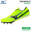 ミズノ MIZUNO エックスファースト3 U1GA258004 陸上 スパイク 短・中・長距離・走幅跳用 初級者 入門 エントリーモデル 土トラック兼用 25...