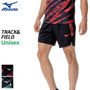 ミズノ MIZUNO MTCプラクティスパンツ ハーフ U2MBC016 メンズ 陸上 ウエア 25SS